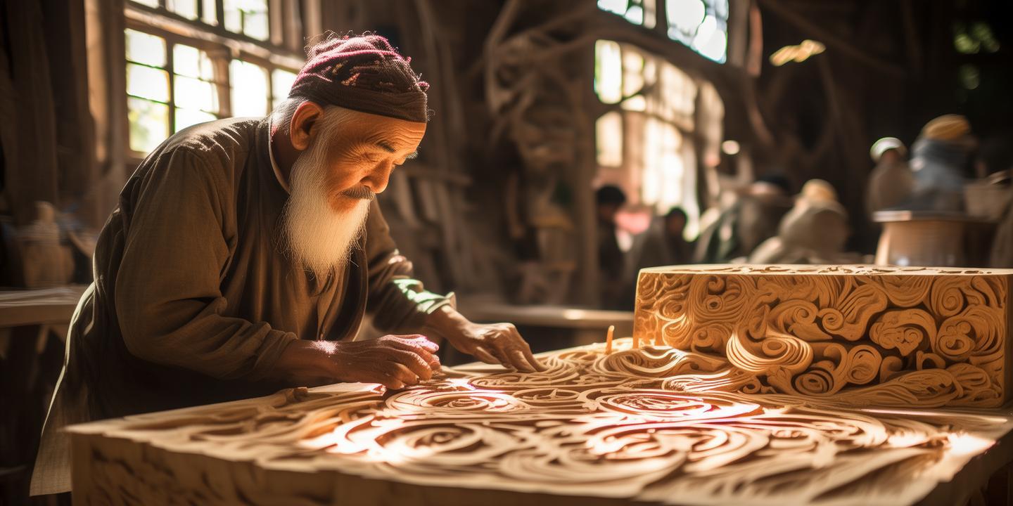 硬木雕刻大师签约带徒50人,贫困青年作品拍出万元高价,传承匠心精神